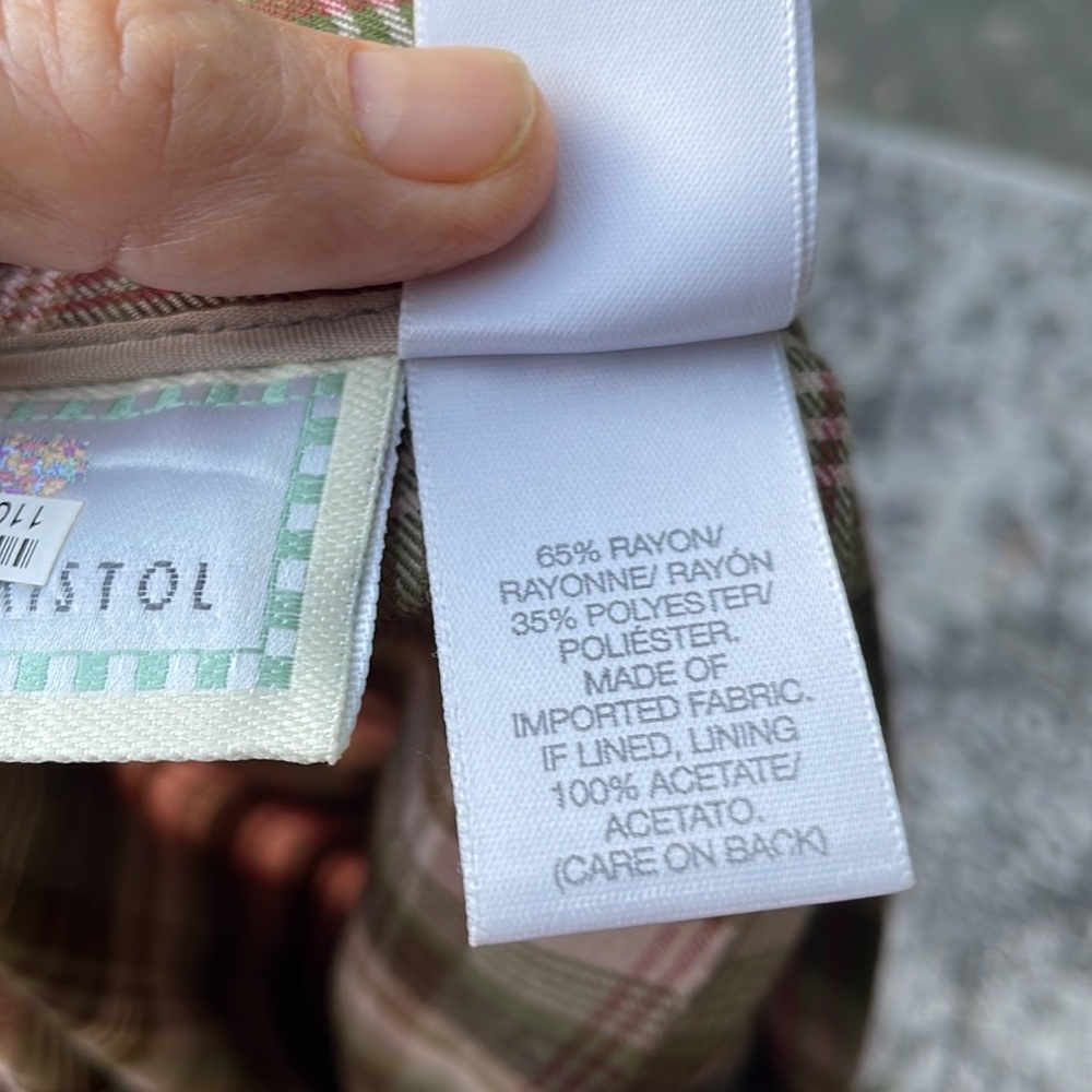 Susan Bristow, soft plaid, mid oxy with fringe - Picture 5 of 9